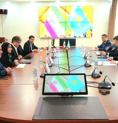 встреa Министр дорог и городского развития Исламской Республики Иран Фарзане Садег  с министром торговли и интеграции Республики Казахст